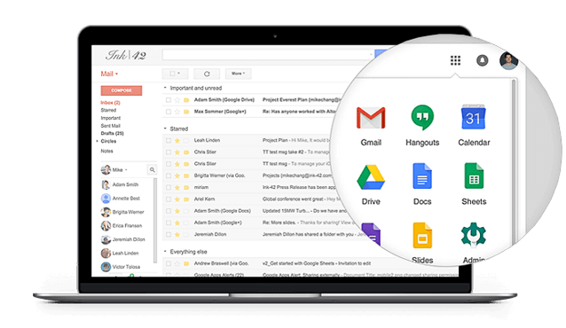 G Suite Screenshot